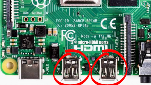 two micro hdmi ports