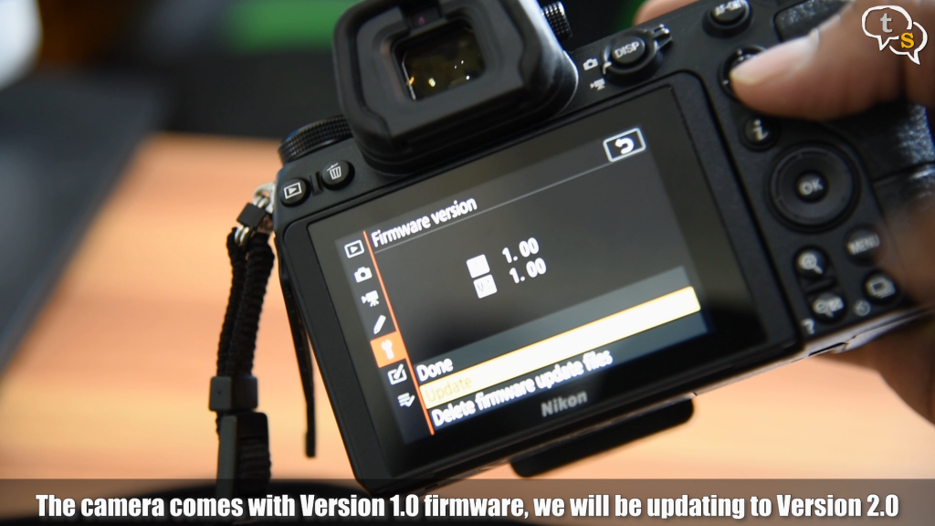 Nikon Z6 Firmware option camera