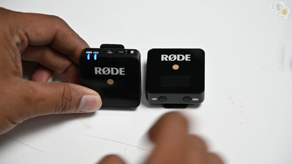 Rode Wireless Go transmitter and receiver