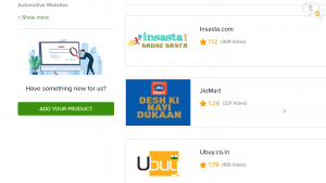 Check website rating before purchasing anything