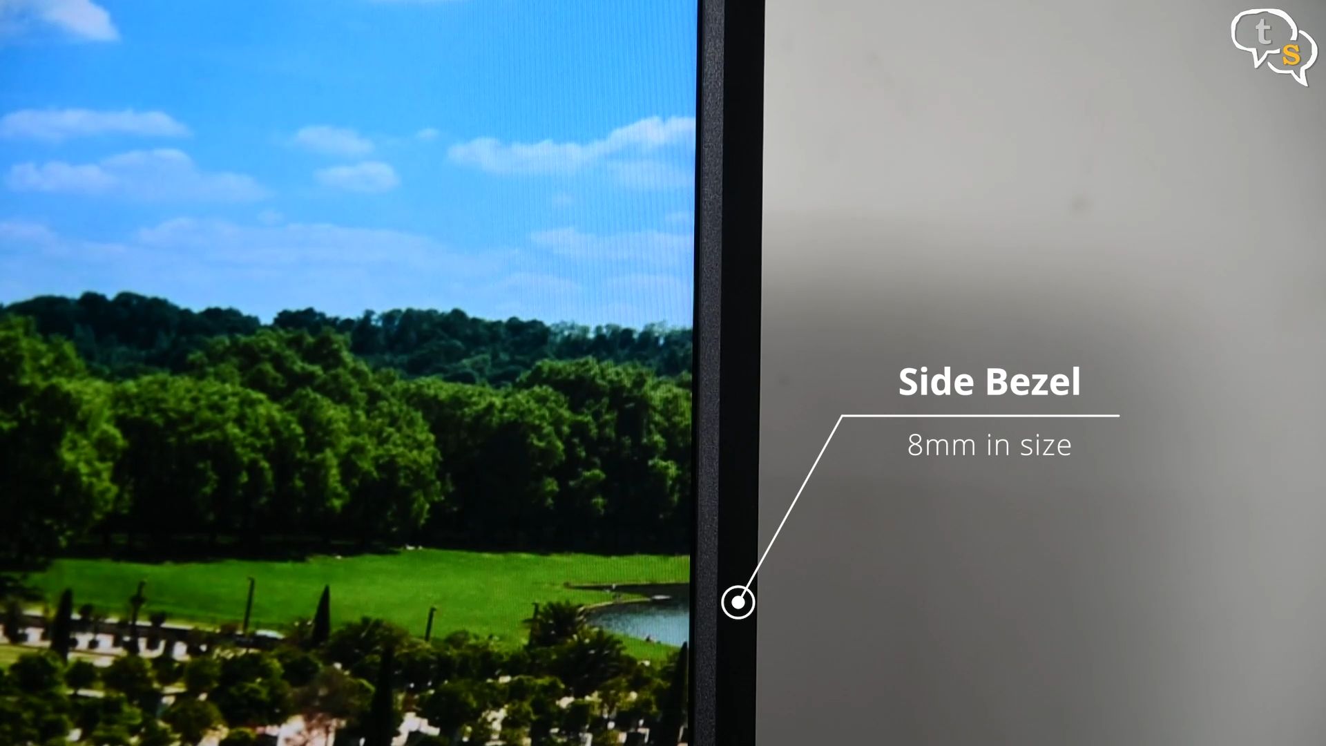 BenQ EW3270U 4K HDR monitor Bezels