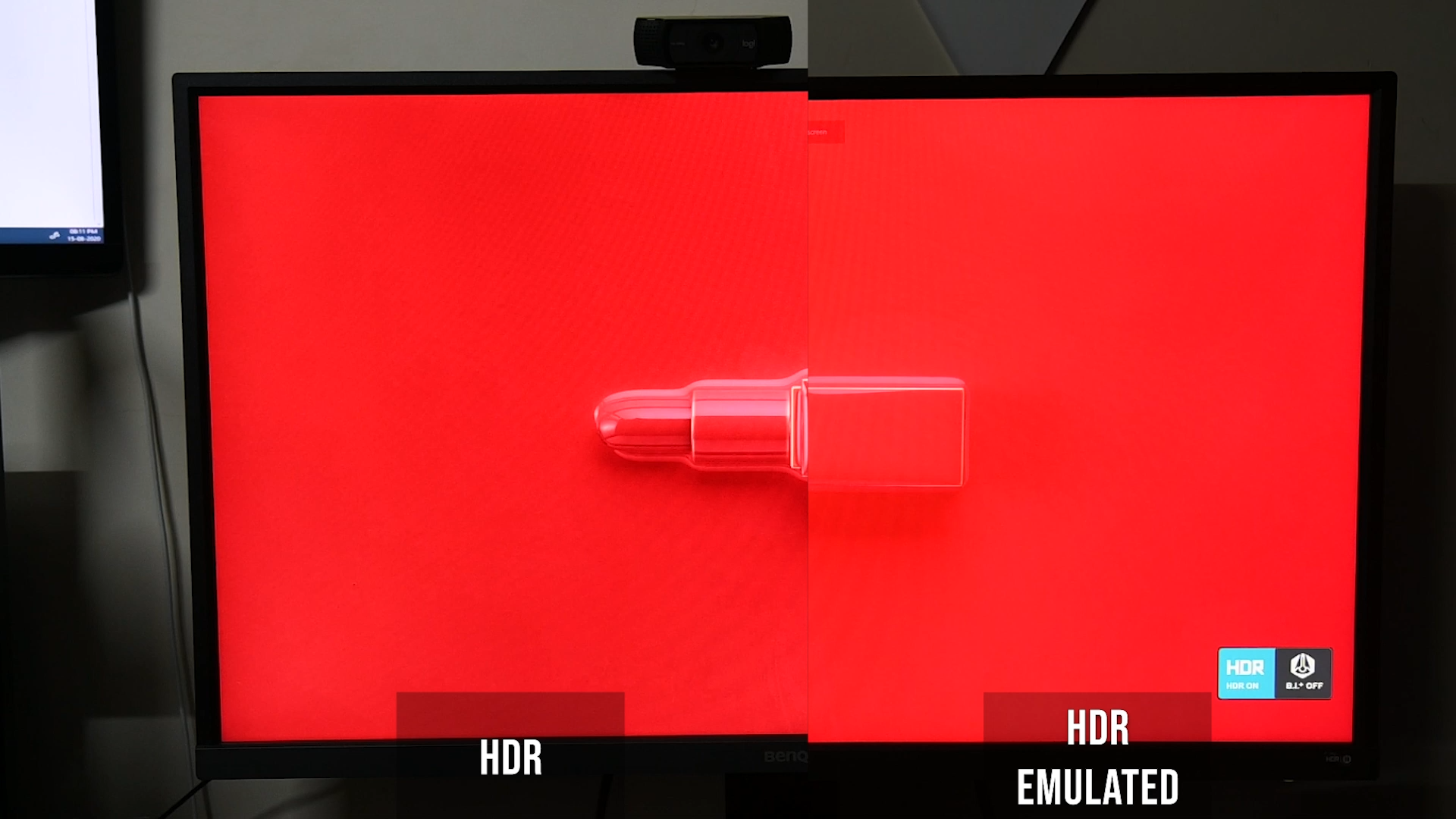 BenQ EW3270U 4K HDR monitor HDR vs Emulated HDR