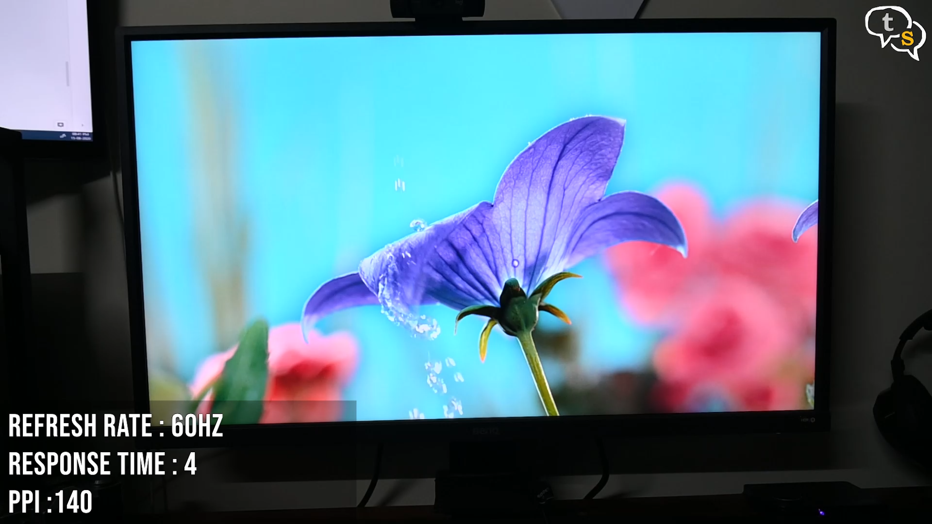 BenQ EW3270U 4K HDR monitor refresh rate and ppi
