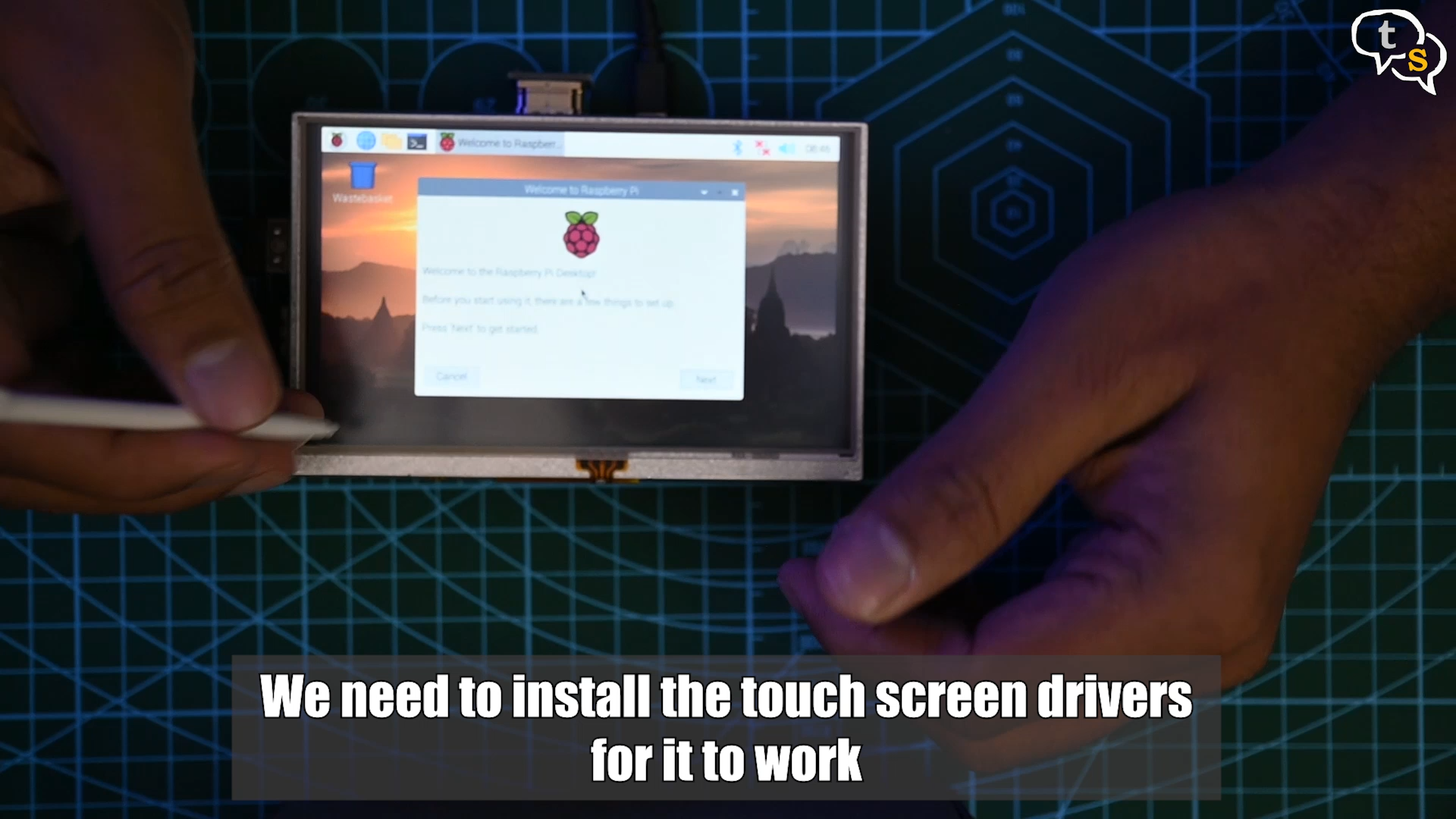 Raspberry Pi 5 inch touchscreen display install driver