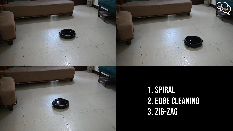 360 C50 Robot Vacuum Cleaner cleaning modes