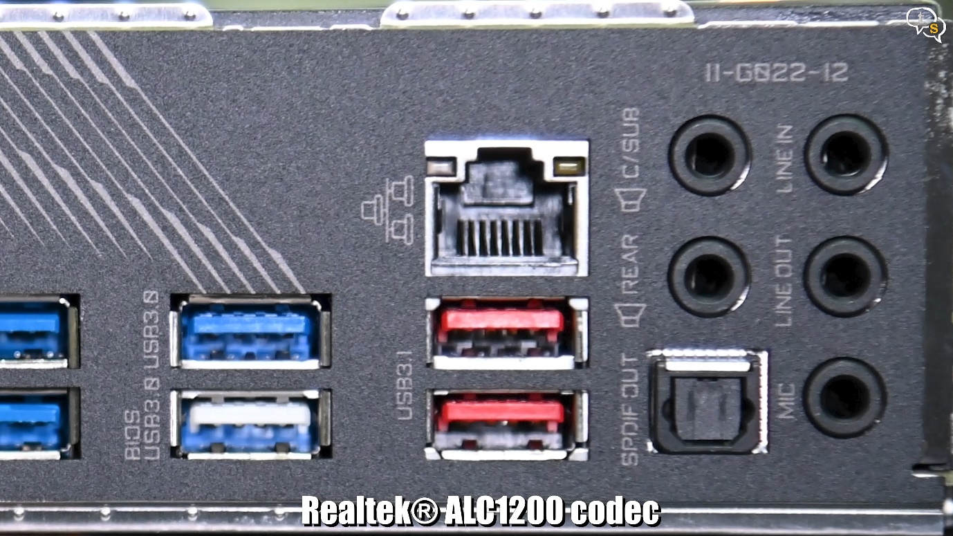 Gigabyte X570 Aorus Elite Wi-fi Audio Connectors