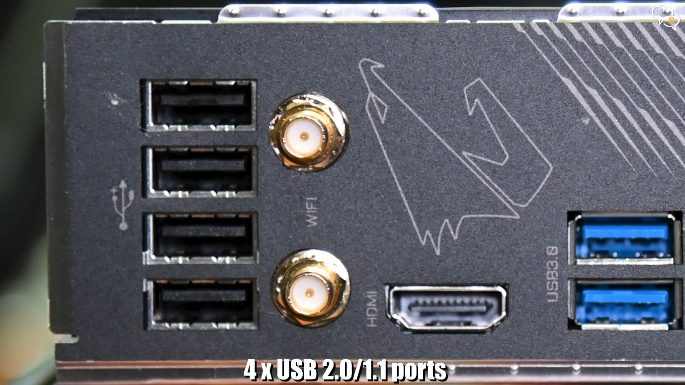 Gigabyte X570 Aorus Elite Wi-fi USB Ports