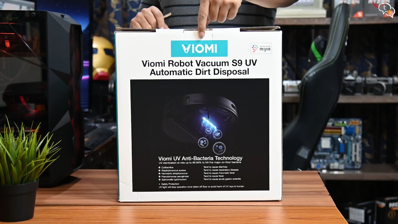 Viomi S9 UV Automatic Dirt Disposal Robot Vacuum unboxing