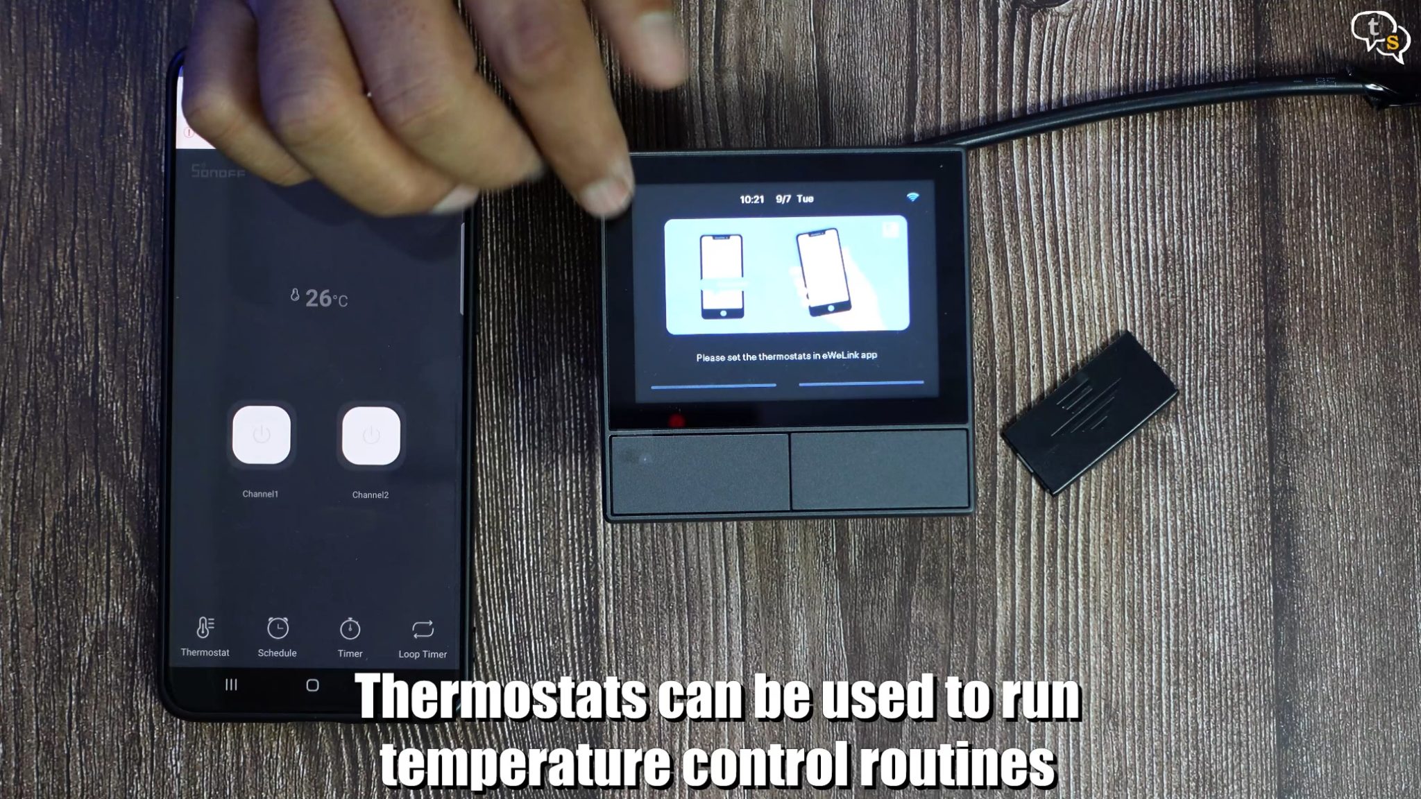 Sonoff NSPanel thermostats
