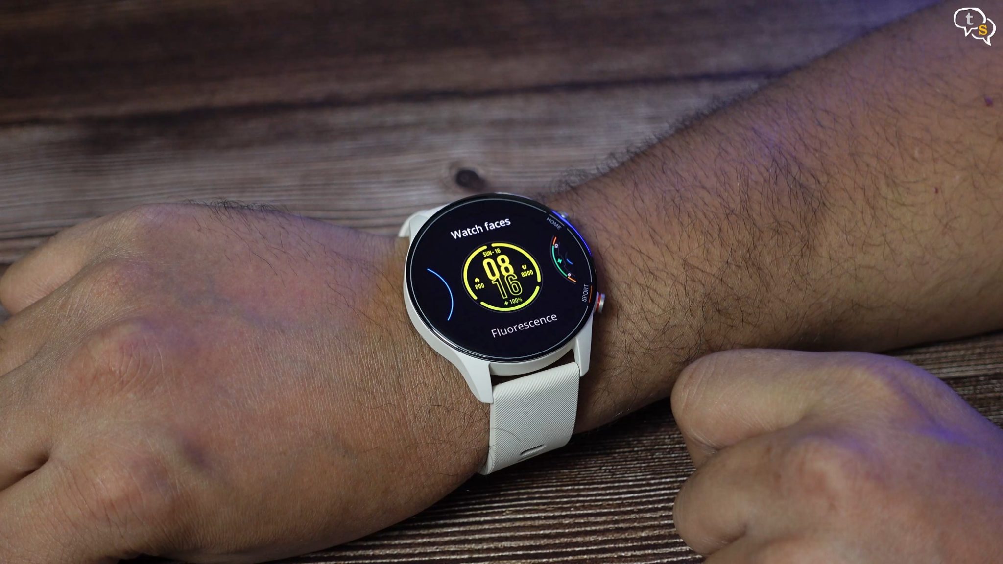 A watch on a wrist Description automatically generated with medium confidence
